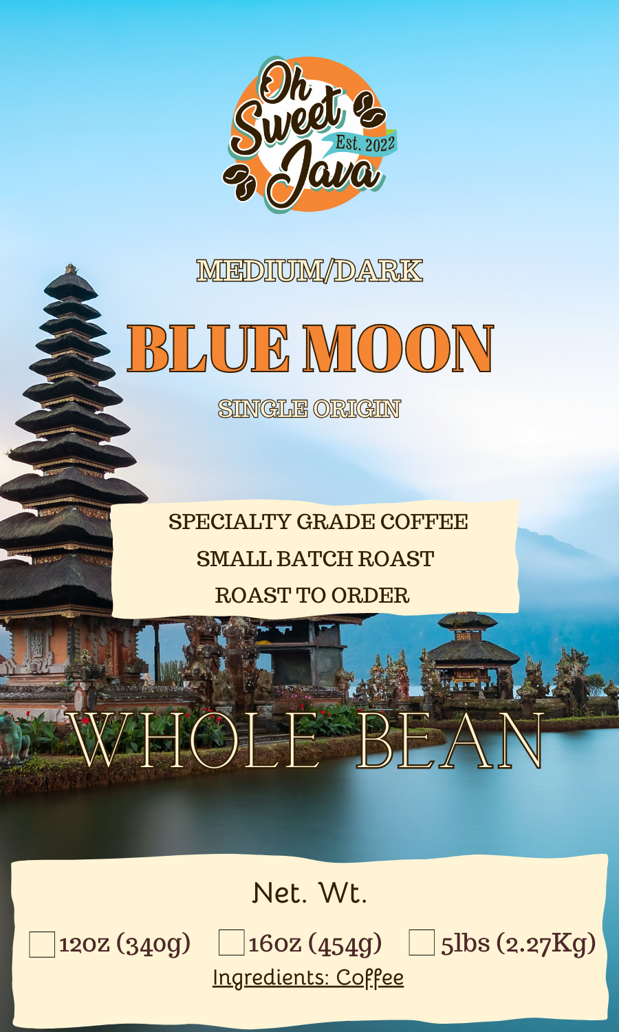 BLUE MOON - COFFEE BEANS