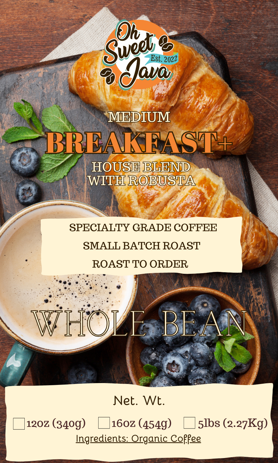 BREAKFAST+ COFFEE BEANS