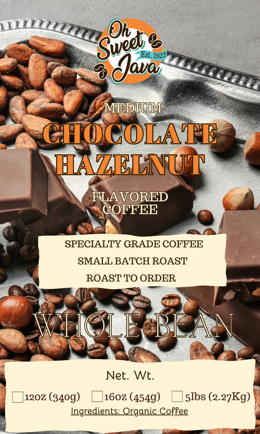 CHOCOLATE HAZELNUT - COFFEE BEANS